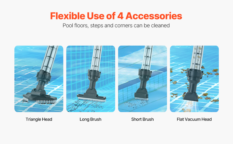 Cordless Pool Vacuum Cleaner – 8.5 GPM Handheld Rechargeable for Above & Inground Pools - Image 2